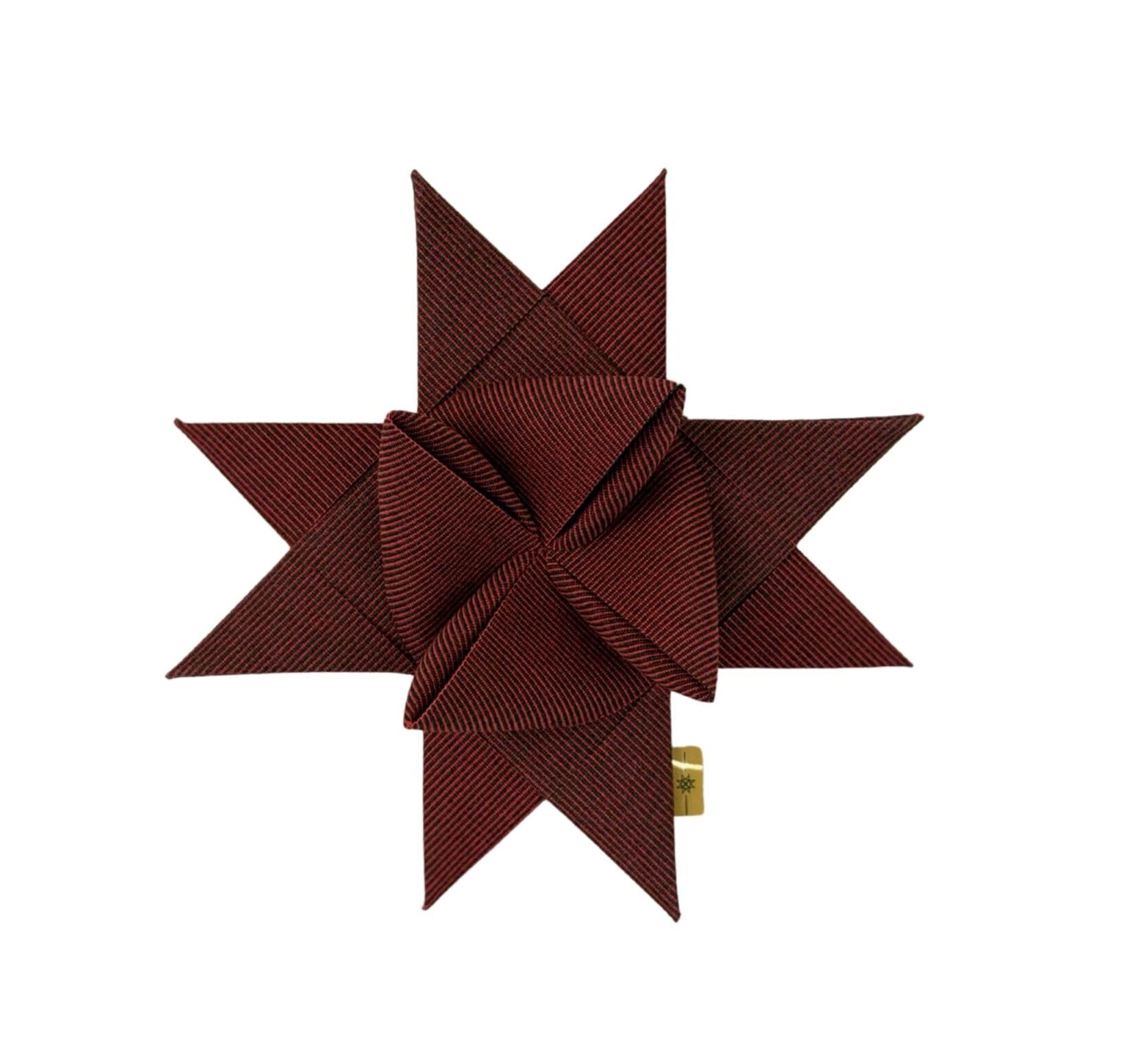 Sejldug julestjerne - Tweed rojo