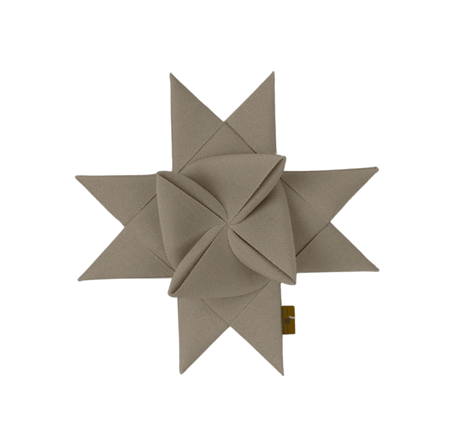 Segeltuch Fröbelstern - Oyster beige